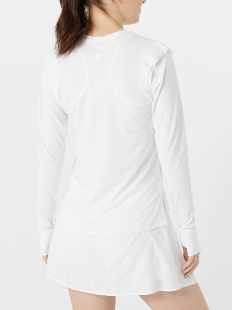 Lucky in Love Womens Tech Performance Swoop LS