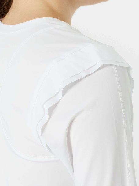 Lucky in Love Womens Tech Performance Swoop LS