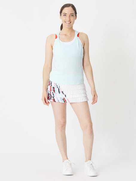 Lucky in Love Womens Tech Twist Tank