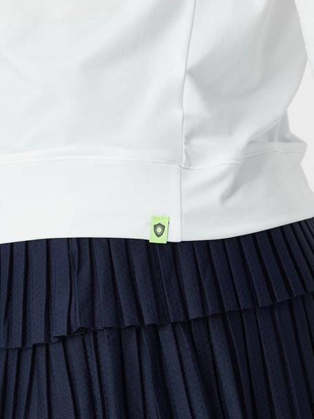 Lucky in Love Womens L-UV Hype LS Top - White