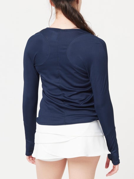 Lucky in Love Womens Wrap It Up Long Sleeve Top