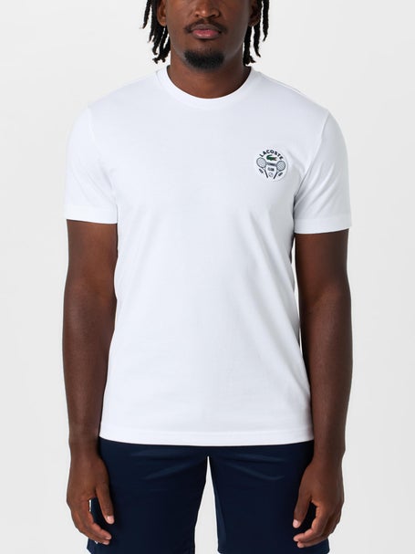Lacoste Mens Fall Heritage T-Shirt - White