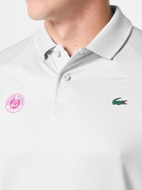 Lacoste Mens Roland Garros Medvedev On-Court Mesh Polo