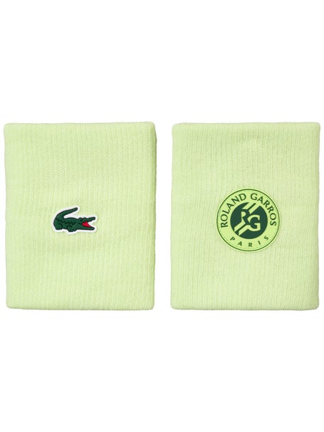 Lacoste Mens Roland Garros Players Wristbands - Green