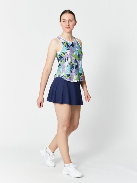 LIJA Womens Good Vibes Print Line Tank