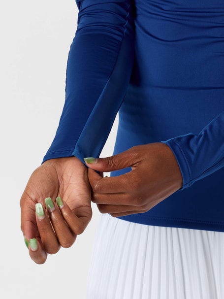 Lucky In Love Womens L-UV Breeze Long Sleeve - Blue