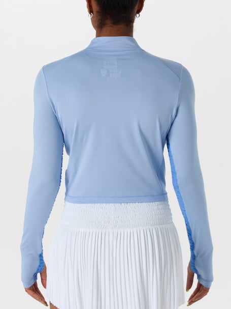 Lucky in Love Womens L-UV Mock Long Sleeve - Powder