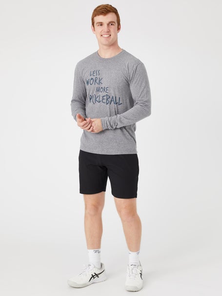 Less Work More Pickleball Mens Long Sleeve