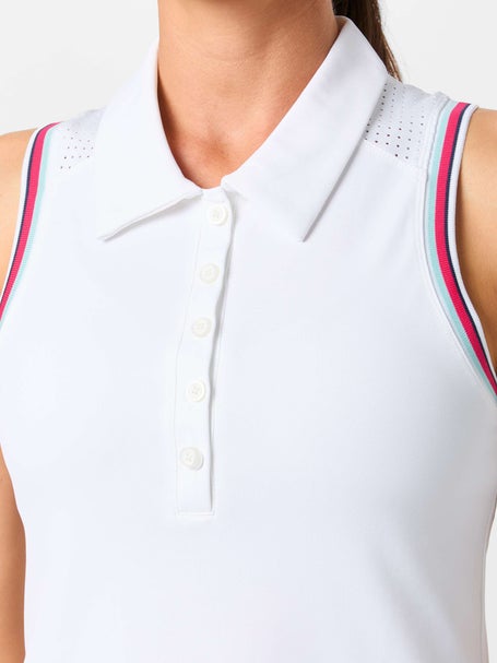 LIJA Womens One To Beat Slice Sleeveless Polo