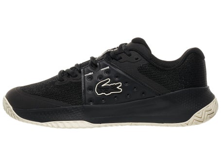 Lacoste Power Serve Black/Black Womens Shoes