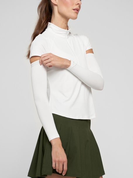 LIJA Womens Titan UV Arm Sleeve - White