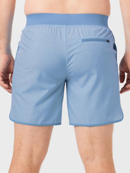 Grand Slam Mens Spring Heather Stripe Print Short