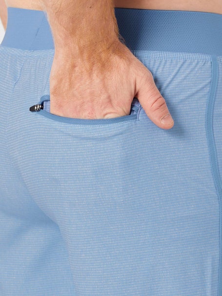 Grand Slam Mens Spring Heather Stripe Print Short