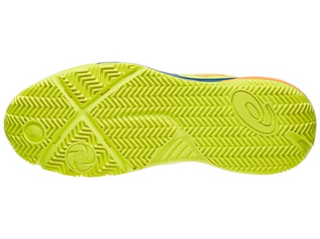 Asics Challenger 15 Padel Yellow/Blue Mens Shoes