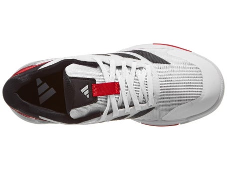 adidas CrazyQuick LS Padel Wh/Bk/Red Mens Shoes