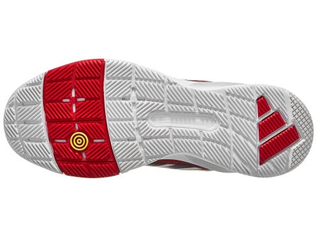 adidas CrazyQuick LS Padel Wh/Bk/Red Mens Shoes