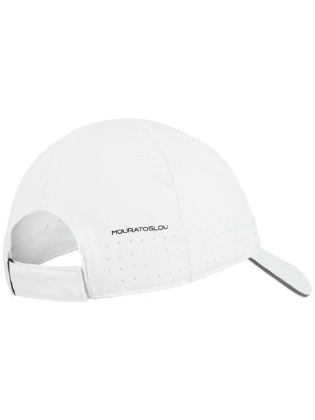 Mouratoglou Apparel Mens Core Tennis Hat - White
