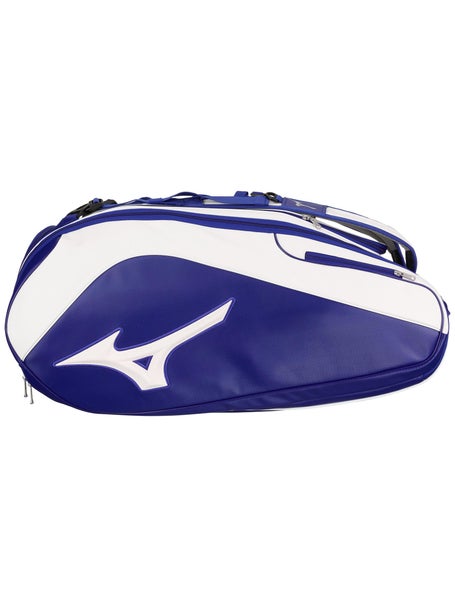 Mizuno Tour Staff 10 Pack Racquet Bag White/Blue