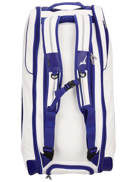 Mizuno Tour Staff 10 Pack Racquet Bag White/Blue
