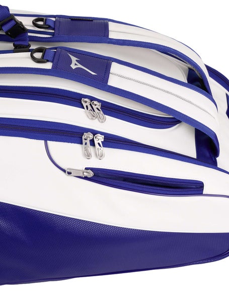 Mizuno Tour Staff 10 Pack Racquet Bag White/Blue