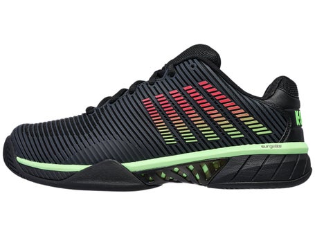 KSwiss Hypercourt Express 2 2E Black/Green Mens Shoes