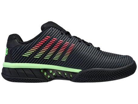 KSwiss Hypercourt Express 2 2E Black/Green Mens Shoes