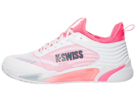 KSwiss Hypercourt Pinnacle White/Pink Mens Shoes