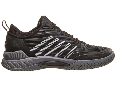 KSwiss Hypercourt Supreme 2 Bk/Grey/Red Mens Shoes 