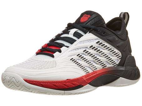 KSwiss Hypercourt Supreme 2 Wh/Bk/Red Mens Shoes