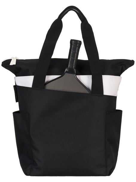 Maggie Mather Racquet/Paddle Tote Black/Sea Salt