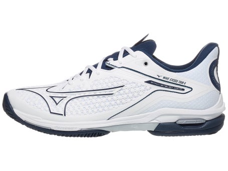 Mizuno Wave Exceed Tour 6 Clay Wh/Blue Mens Shoes