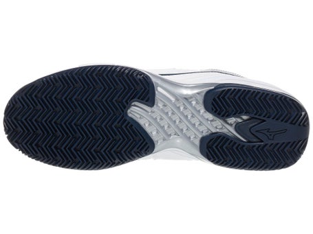 Mizuno Wave Exceed Tour 6 Clay Wh/Blue Mens Shoes