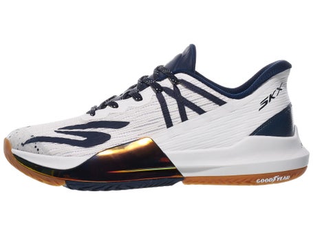 Skechers Baseline Bully Off White/Navy Mens Shoes
