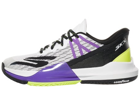 Skechers Baseline Bully White/Black/Purple Mens Shoes