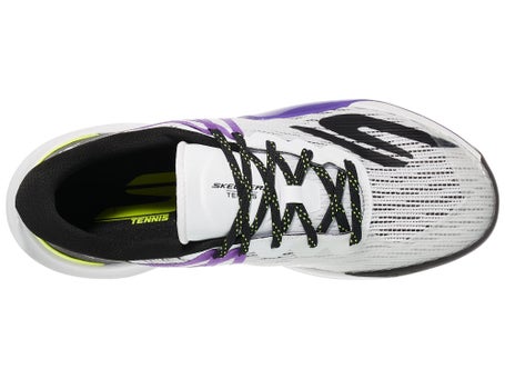Skechers Baseline Bully White/Black/Purple Mens Shoes