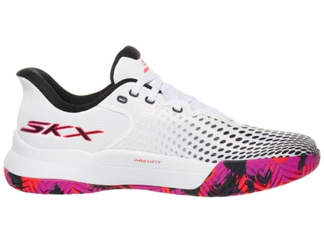Skechers Viper Court Elite Wh/Pink Mens Pickle Shoes