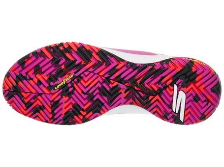 Skechers Viper Court Elite Wh/Pink Mens Pickle Shoes