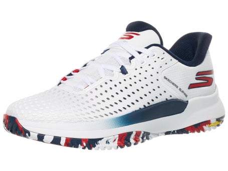Skechers Viper Court Elite Wh/Red Mens Pickle Shoes