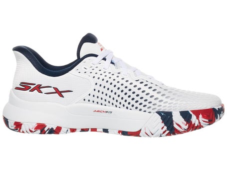 Skechers Viper Court Elite Wh/Red Mens Pickle Shoes