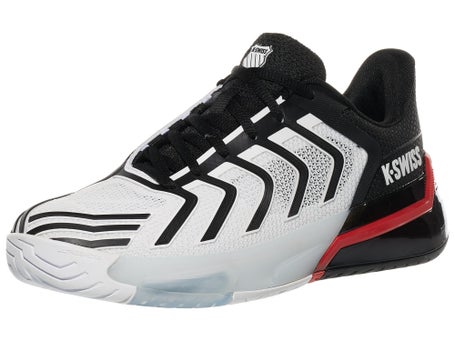 KSwiss Ultrashot 4 White/Black/Red Mens Shoes 