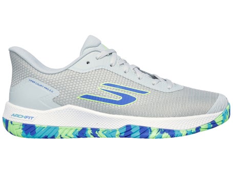 Skechers Viper Court Pro 2 Grey/Bl Mens Pickle Shoes