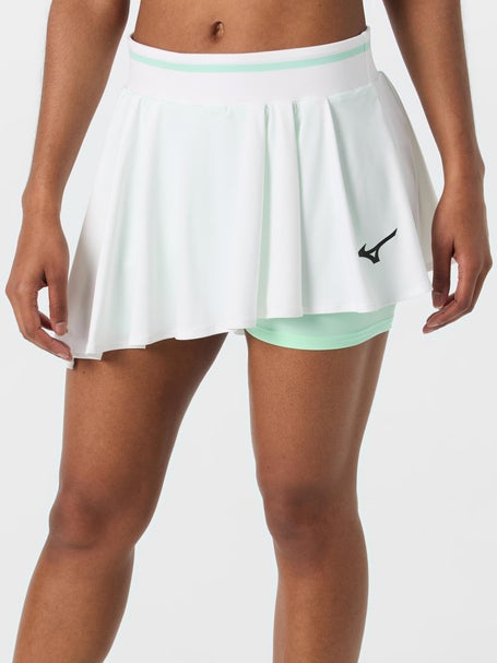 Mizuno Womens Flying Skirt - White/Bay