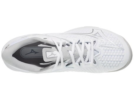 Mizuno Wave Exceed Tour 6 Clay White/Silver Woms Shoes