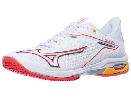 Mizuno Wave Exceed Tour 6 White/Coral Womens Shoes