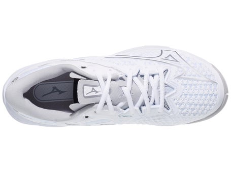 Mizuno Wave Exceed Tour 6 Wh/Silver Womens Shoes 