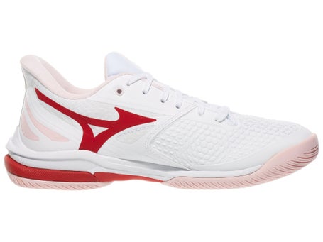 Mizuno Wave Exceed Tour 7 White/Red Womens Shoes 