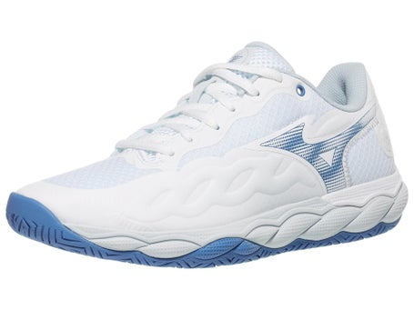 Mizuno Wave Enforce Court White/Blue Womens Shoes