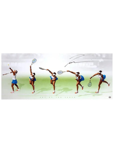Naomi Osaka Autographed Art of the Serve 36x15