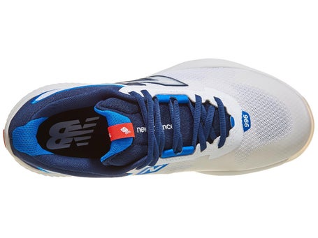 New Balance 996v6 D White/Team Navy Mens Shoes