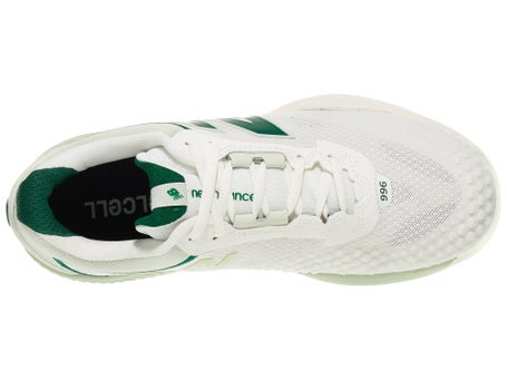 New Balance WC 996v6 B White/Green Womens Shoe 
